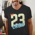 Class Of 2023 Seniors 23 Crew Senior Graduation Idea Men's V-Neck T-Shirt
