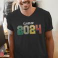 Class Of 2024 College High School Graduation Men's V-Neck T-Shirt