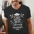 Class Of 2025 Culinary Graduate Culinary Chef Graduation Men's V-Neck T-Shirt
