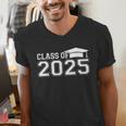 Class Of 2025 First Day Of School Kindergarten Graduation Men's V-Neck T-Shirt