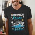 Class Of 2025 Graduation Cruise Senior Graduates Vacation Men's V-Neck T-Shirt
