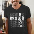 Class Of 2025 Senior 2025 Back To School 2025 Graduation 25 Men's V-Neck T-Shirt