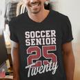 Class Of 2025 Senior 2025 Graduation 2025 Soccer Men's V-Neck T-Shirt