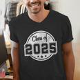 Class Of 2025 Senior School Graduation College Men's V-Neck T-Shirt