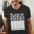 Class Of 2025 Sign My Shirt Senior 2025 Graduation Men's V-Neck T-Shirt