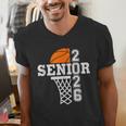 Class Of 2026 Basketball Senior 26 Player Team Graduation Men's V-Neck T-Shirt