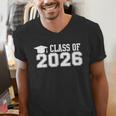 Class Of 2026 Graduation School Vintage Spirit Senior 2026 Men's V-Neck T-Shirt