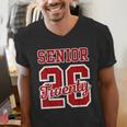 Class Of 2026 Senior 2026 Senior Twenty 26 Graduation Men Men's V-Neck T-Shirt