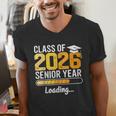 Class Of 2026 Senior Year Loading Senior 2026 Graduation Men's V-Neck T-Shirt