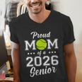 Class Of 2026 Tennis Mom Senior Graduation Graduate Men's V-Neck T-Shirt