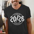 Class Of 2026 Twenty 26 Classic Rock Graduation Senior 2026 Men's V-Neck T-Shirt