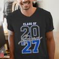 Class Of 2027 Senior 2027 Graduation Men's V-Neck T-Shirt
