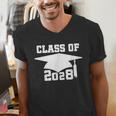 Class Of 2028 T-Shirt School Graduation Pride Tee Men's V-Neck T-Shirt