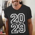 Class Of 2029 Graduating School Class Of 2029 Graduation Men's V-Neck T-Shirt