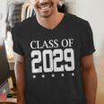 Class Of 2029 School Graduation Graduate s Men's V-Neck T-Shirt