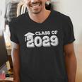 Class Of 2029 Senior Graduation 2029 Shirt Men's V-Neck T-Shirt