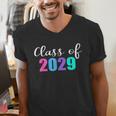 Class Of 2029 Shirt 2nd Grade Onto 3rd Grade Graduation Tee Men's V-Neck T-Shirt