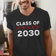 Class Of 2030 Shirt New Kindergarten Student Graduation Men's V-Neck T-Shirt