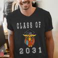 Class Of 2031 Graduation First Day Of SchoolShirt Men's V-Neck T-Shirt