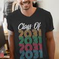 Class Of 2031 Kindergarten GraduationShirt Men's V-Neck T-Shirt