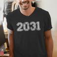 Class Of 2031 Shirts Graduation Him Her Senior 2031 Men's V-Neck T-Shirt