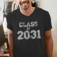 Class Of 2031 Shirts Senior 2031 Graduation Him Her Men's V-Neck T-Shirt