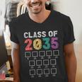Class Of 2035 Graduation Check List Men's V-Neck T-Shirt