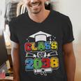 Class Of 2038 First Day Of School & Graduation 2038 Men's V-Neck T-Shirt