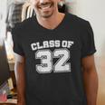 Class Of 32 2032 School Tee Shirt Graduation Class Party Men's V-Neck T-Shirt