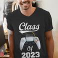 Class Of Gamer 2023 Shirt Graduation Game Boy Graduate Men's V-Neck T-Shirt