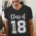 Class Of Two Thousand 18 Shirt Graduation T-Shirt Men's V-Neck T-Shirt