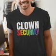 Clown Security Halloween Dad Mom Costume Men's V-Neck T-Shirt