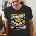 College Degree 2022 Graduation Graduate Men's V-Neck T-Shirt