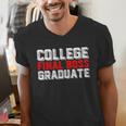 College Final Boss Graduate University Grad Gamer Graduation Men's V-Neck T-Shirt