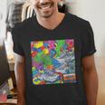 Colorful Kidcore 90s Nostalgia Meme Sneakers Robot Toy Slime Men's V-Neck T-Shirt Colorful Kidcore 90s Nostalgia Meme Sneakers Robot Toy Slime Men's V-Neck T-Shirt