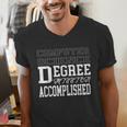 Computer Science Degree For College Graduation T-Shirt Men's V-Neck T-Shirt