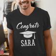 Congrats Sara College High School Graduation Men's V-Neck T-Shirt