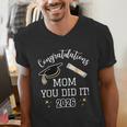 Congratulations Mom You Did It Mom Graduation 2026 Men's V-Neck T-Shirt