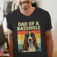 Cool Basset Hound For Men Dad Dog Basset Hound Lovers Men's V-Neck T-Shirt