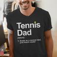 Cool Tennis Novelty For Men Dad Tennis Lover Tennis Player Men's V-Neck T-Shirt