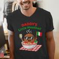 Couple Daddy's Little Meatball Italian Men Men's V-Neck T-Shirt