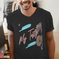 Cultural Flavor Memory Floral Nostalgia Garden Sentiment Men's V-Neck T-Shirt