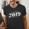 Cute Class Of 2019 Distressed Senior Graduation 2019 Men's V-Neck T-Shirt