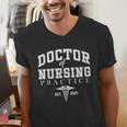 Cute DNP Nurse Live Loves Heal Graduation Appreciation Men's V-Neck T-Shirt