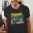 Cute Happy Last Day Of 1st Grade Shirt Kids Graduation Men's V-Neck T-Shirt