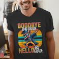 Dabbing Boy Goodbye 2nd Grade Hello 3rd Grade Graduation Men's V-Neck T-Shirt