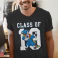 Dabbing Graduation Class Of 2019 Unicorn Shirt Men's V-Neck T-Shirt
