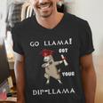 The Dabbing Llama Graduation Class Of 2018 T-Shirt Men's V-Neck T-Shirt