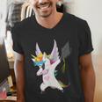 Dabbing Unicorn Graduation Class Of 2019 Women Men's V-Neck T-Shirt