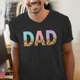 Dad Of 1st First Birthday Girl Ice Cream Men's V-Neck T-Shirt